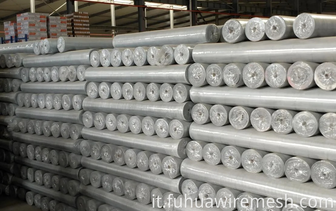 18x14 Silver Coated Aluminium Mosquito Net Factory Aluminium Wire Mesh1
